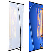 L-Banner Pro, Versatile alternative to Rollup banners | Portable ...