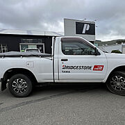 Bridgestone ute side signage