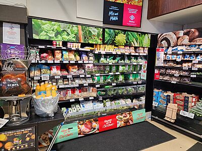 Matte Black Header Boards + Movable Produce Signage - Island Bay