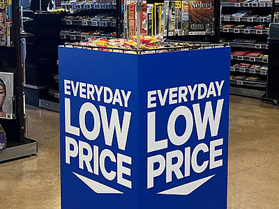 Everyday low price display