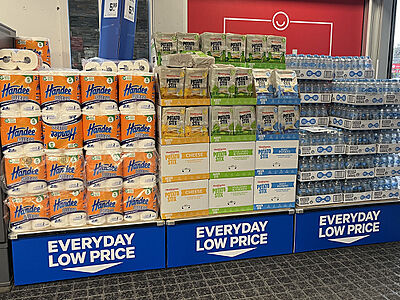 Everyday low price display